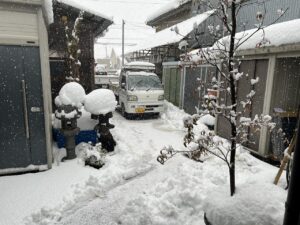 北陸地方　寒波襲来